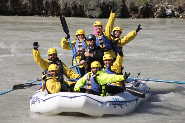 golden group waving calm water copy